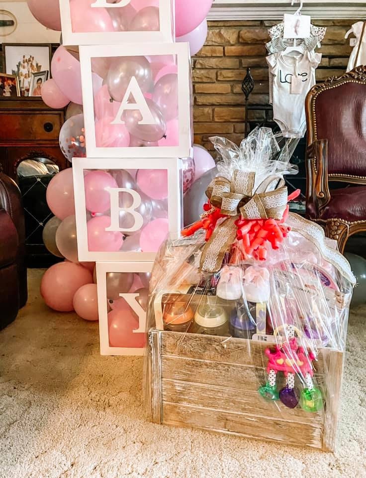 Baby Shower, Welcome Baby Gift Basket