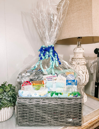 Baby Shower, Welcome Baby Gift Basket