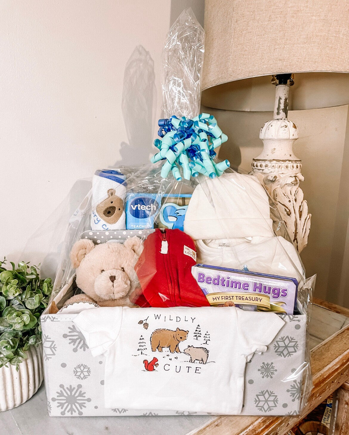 Baby Shower, Welcome Baby Gift Basket