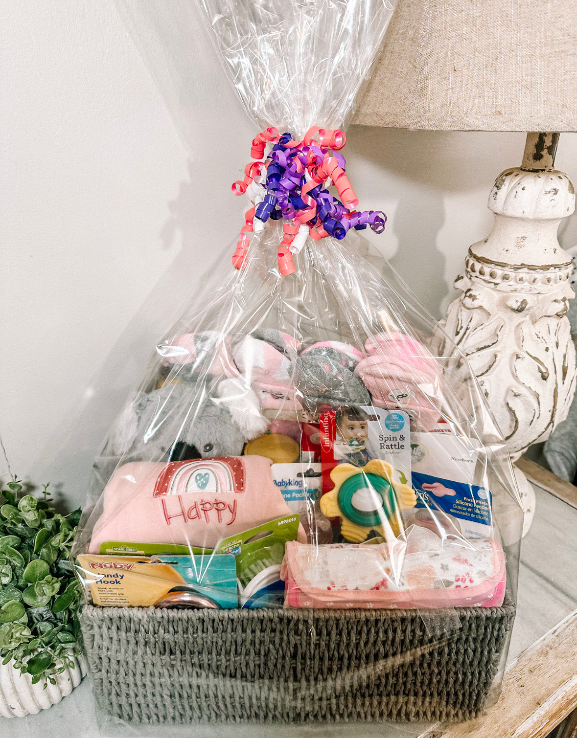Baby Shower, Welcome Baby Gift Basket