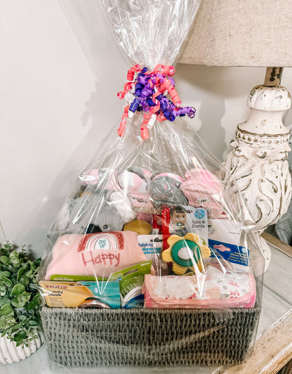 Baby Shower, Welcome Baby Gift Basket