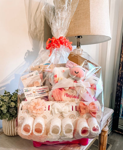 Baby Shower, Welcome Baby Gift Basket